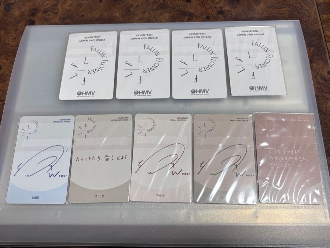 SEVENTEEN 舞い落ちる花びら ウジ コンプ トレカ hmv - メルカリ