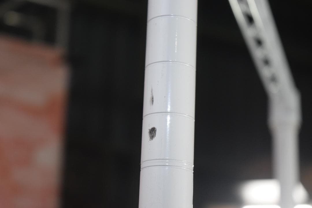 ホームエレクター ワイヤーシェルフ4段 3方クロスバー2段　アクリル板3枚