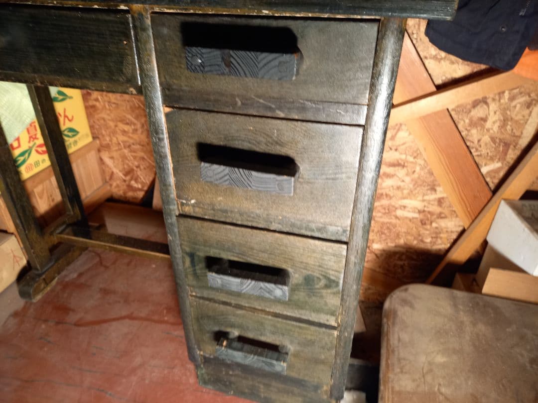 超希少 昭和レトロ 学習机 勉強机