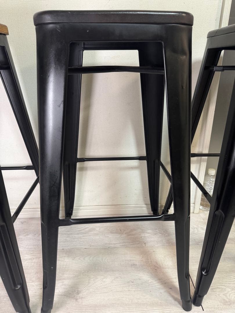 お洒落なバーチェアハーチェア　カウンターチェア 高さ75cm 脚3セット