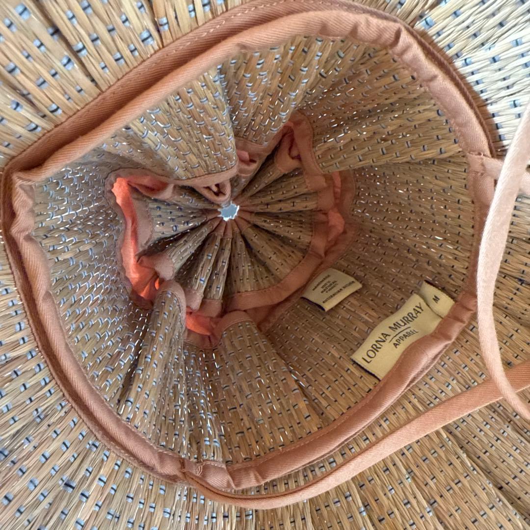 Lorna Murray プリーツデザインハット Mサイズ