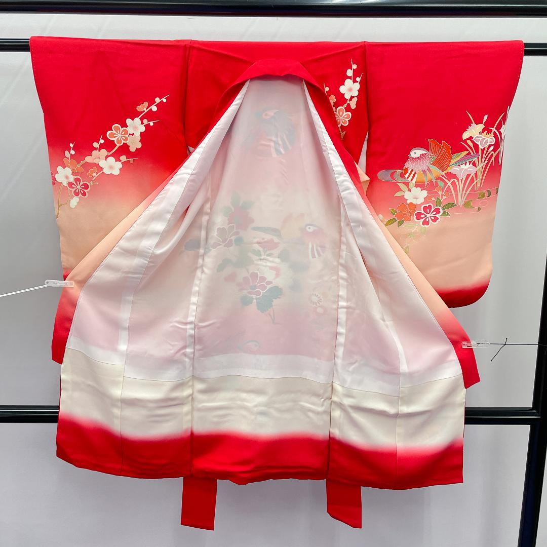 Y★3974★ 子供着物 襦袢付き 一つ身 女の子 七五三 3才