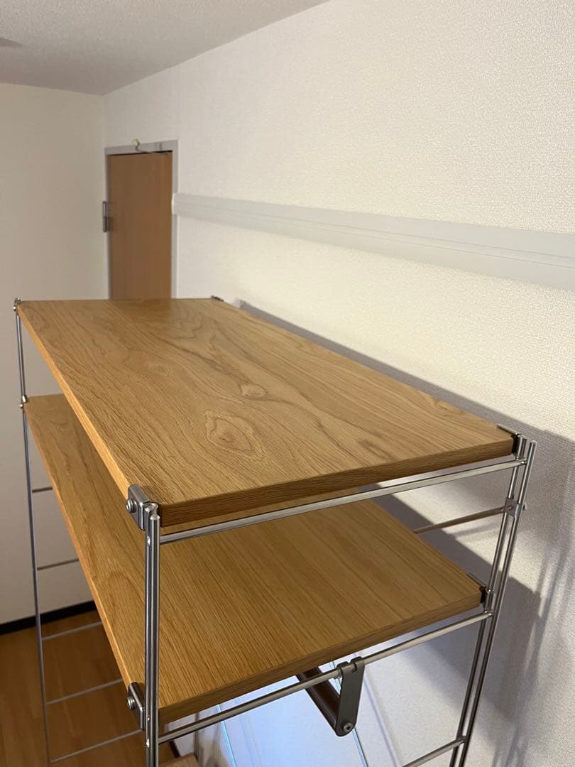 MIJI 無印良品　ステンレスユニットシェルフ・オーク材・ワードローブセット