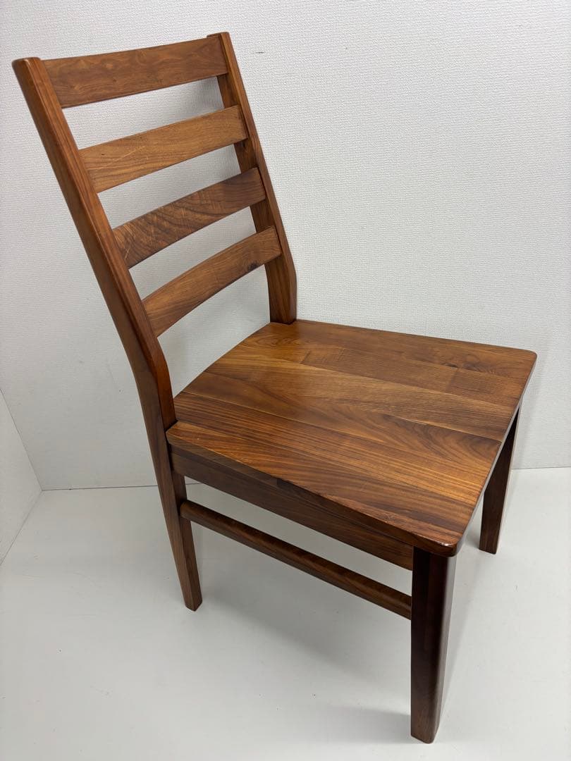 ナチュラル ダイニングチェア 天然木 肘無し 板座 木製 椅子 おしゃれ 完成品