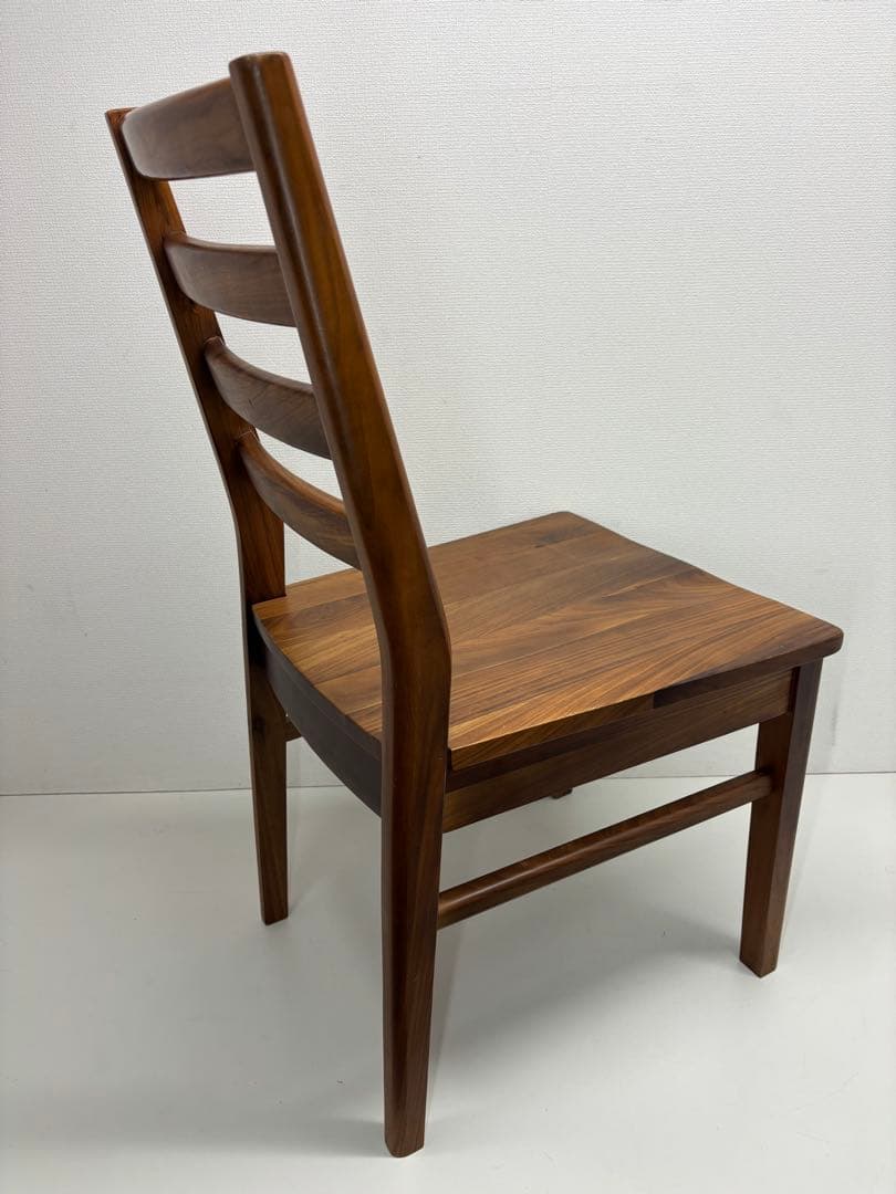 ナチュラル ダイニングチェア 天然木 肘無し 板座 木製 椅子 おしゃれ 完成品