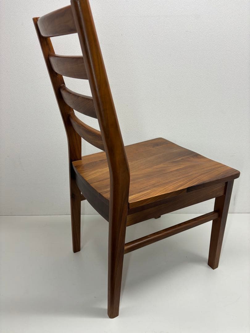 ナチュラル ダイニングチェア 天然木 肘無し 板座 木製 椅子 おしゃれ 完成品