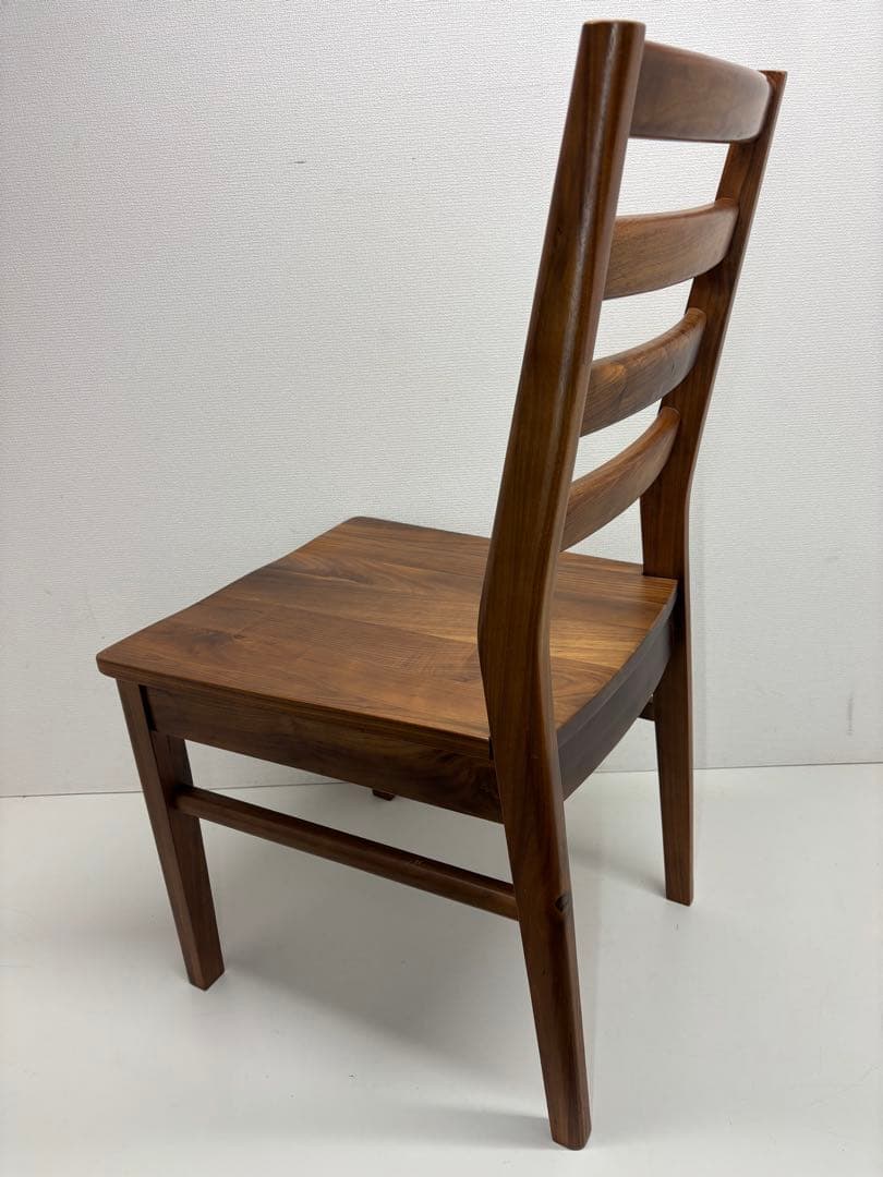 ナチュラル ダイニングチェア 天然木 肘無し 板座 木製 椅子 おしゃれ 完成品