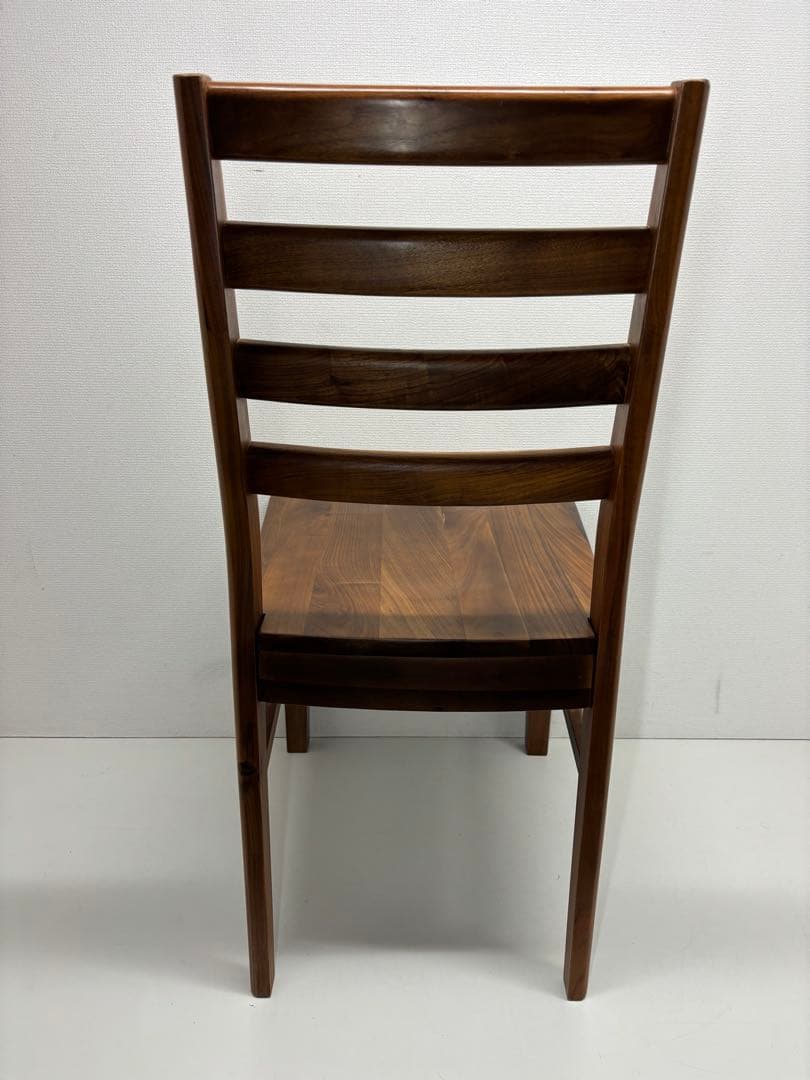 ナチュラル ダイニングチェア 天然木 肘無し 板座 木製 椅子 おしゃれ 完成品