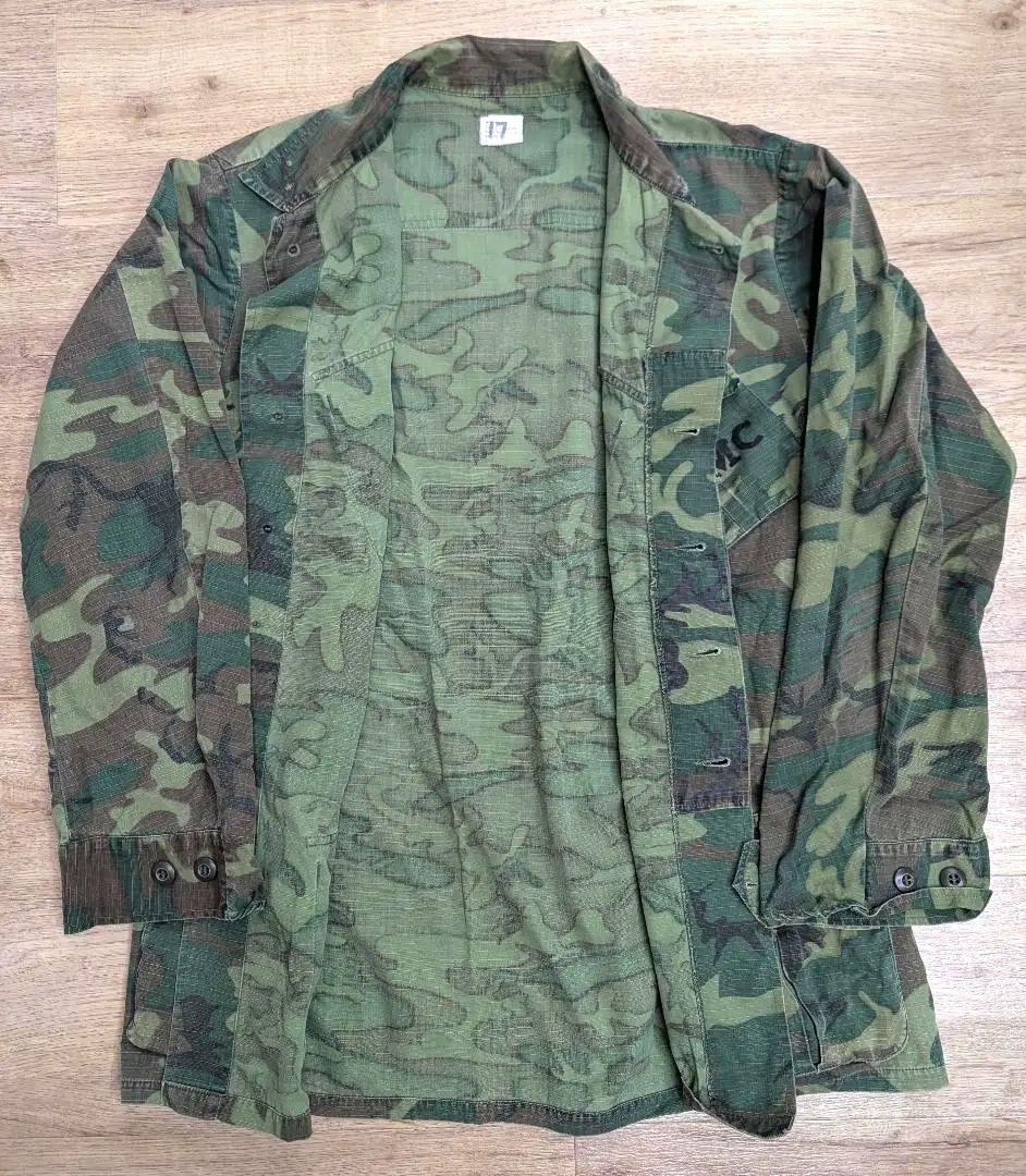 米軍実物 ベトナム戦争 ERDL グリーンリーフ ジャングルファティーグ M-L