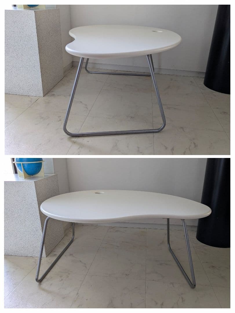 穴の空いたビーンテーブル ポストモダン スペースエイジ Y2K アノニマス