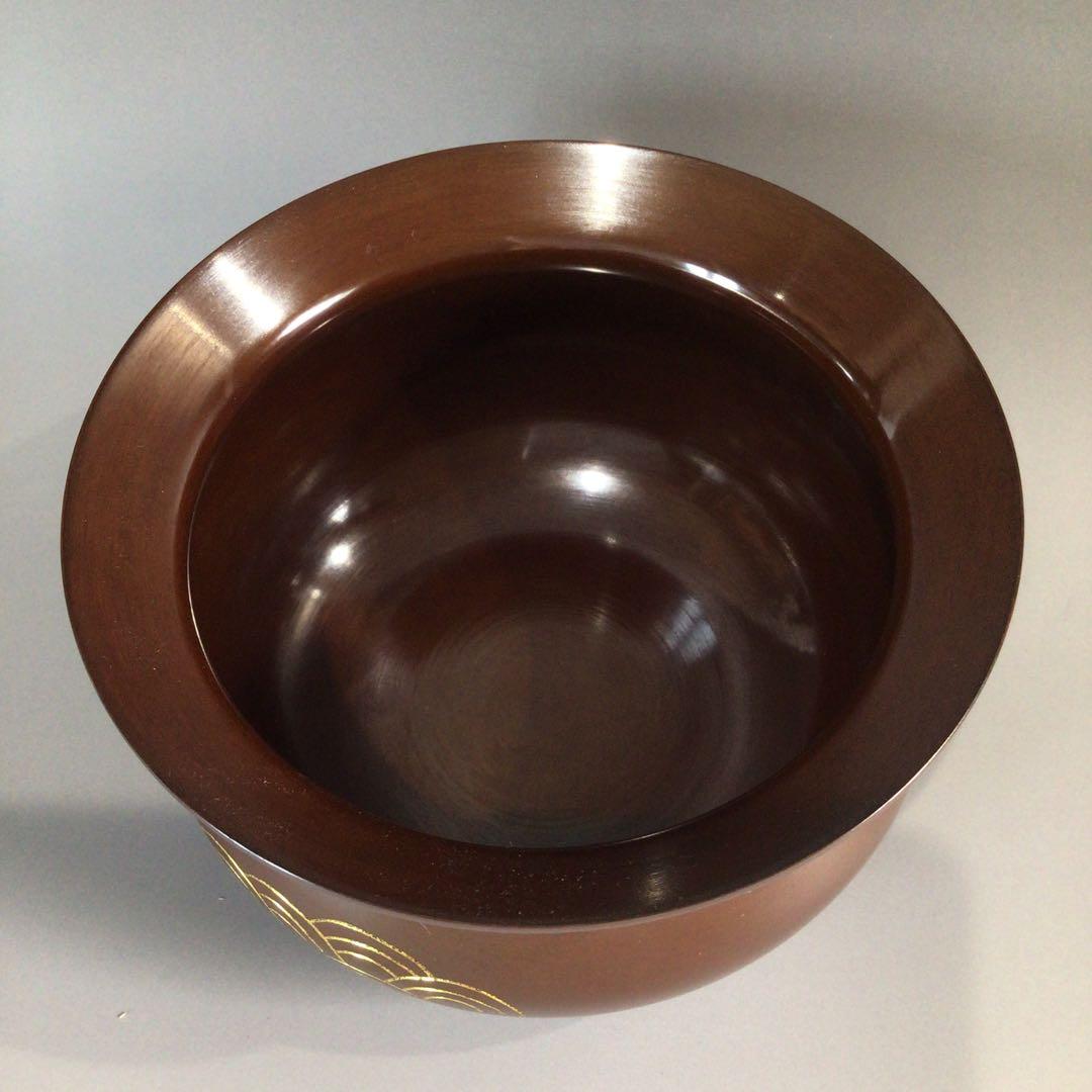 2257 時代茶托5客龍文鳳凰古銅茶道具金属工芸