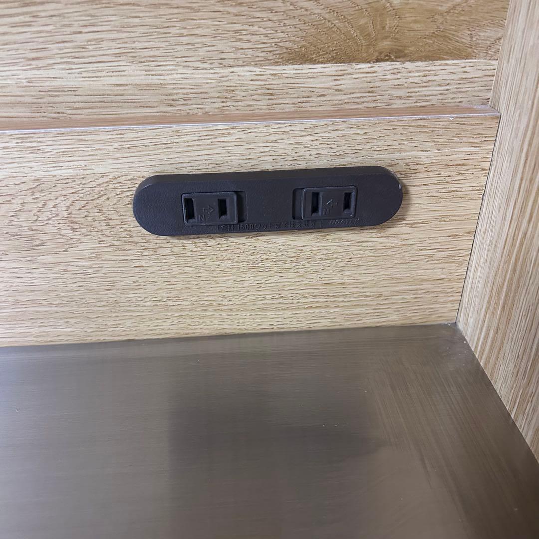 unico LOMキッチンカウンター　W1000 setF オーク材　ステンレス