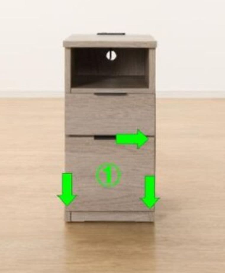 ❇️サイドテーブル❇️エトナ ❇️30-2ST❇️グレーW❇️新品未使用品❇️