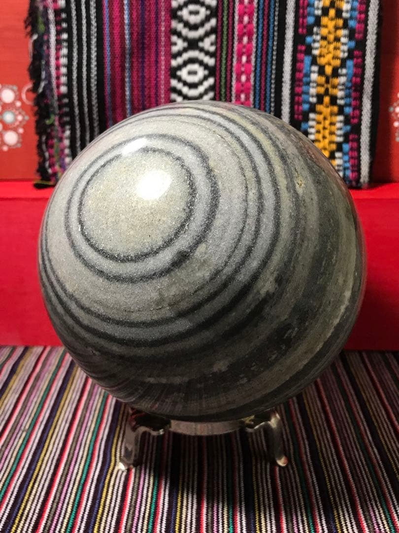 《SHOP》丸玉【リバーストーン/大理石】約100mm/約1.6kg[1599