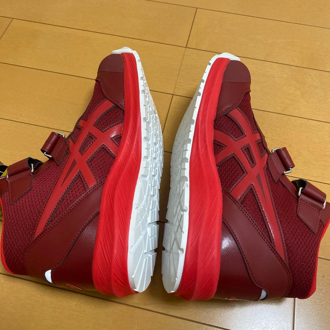 新品未使用　アシックス 安全靴　cp216 28cm 赤 クラシックレッド