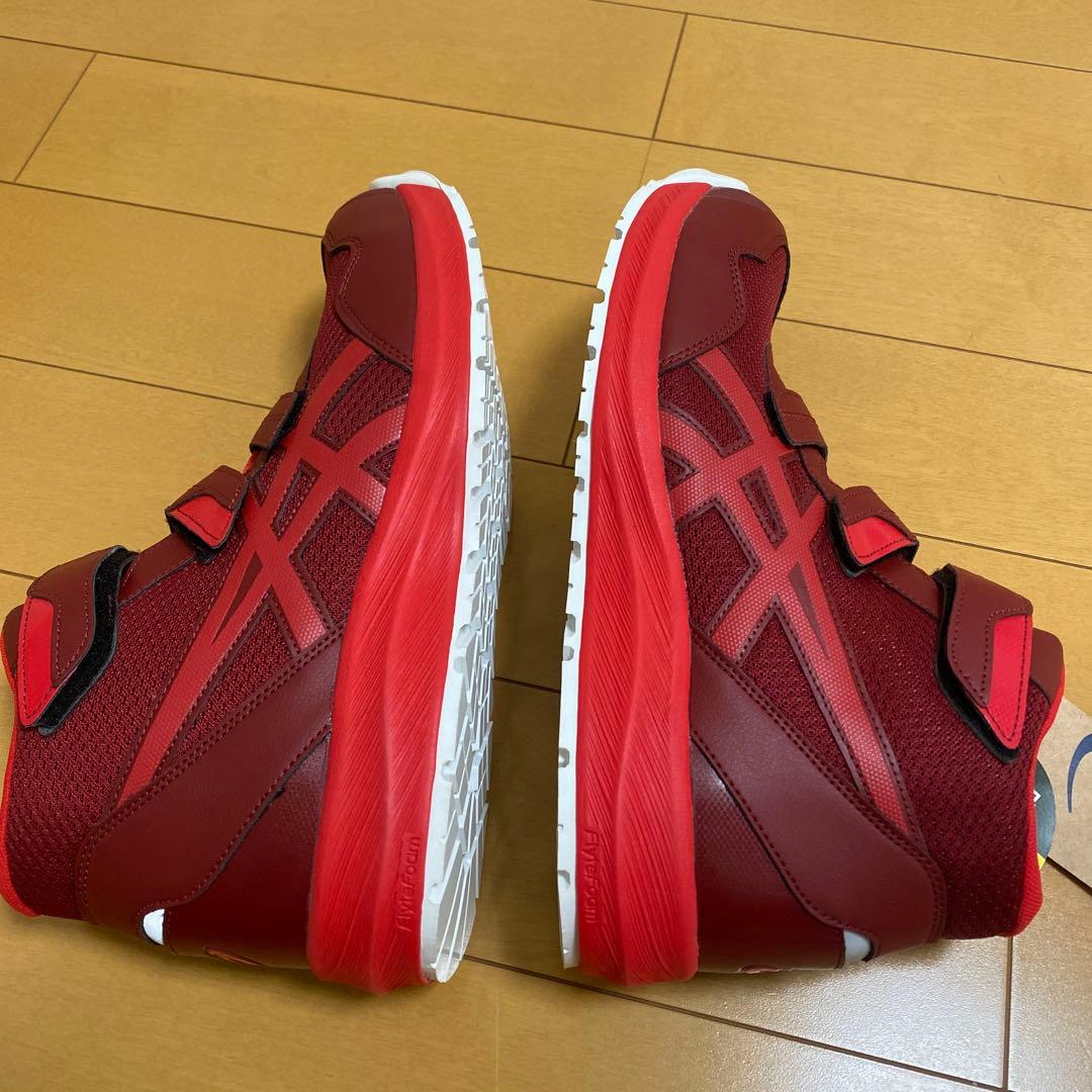 新品未使用　アシックス 安全靴　cp216 28cm 赤 クラシックレッド
