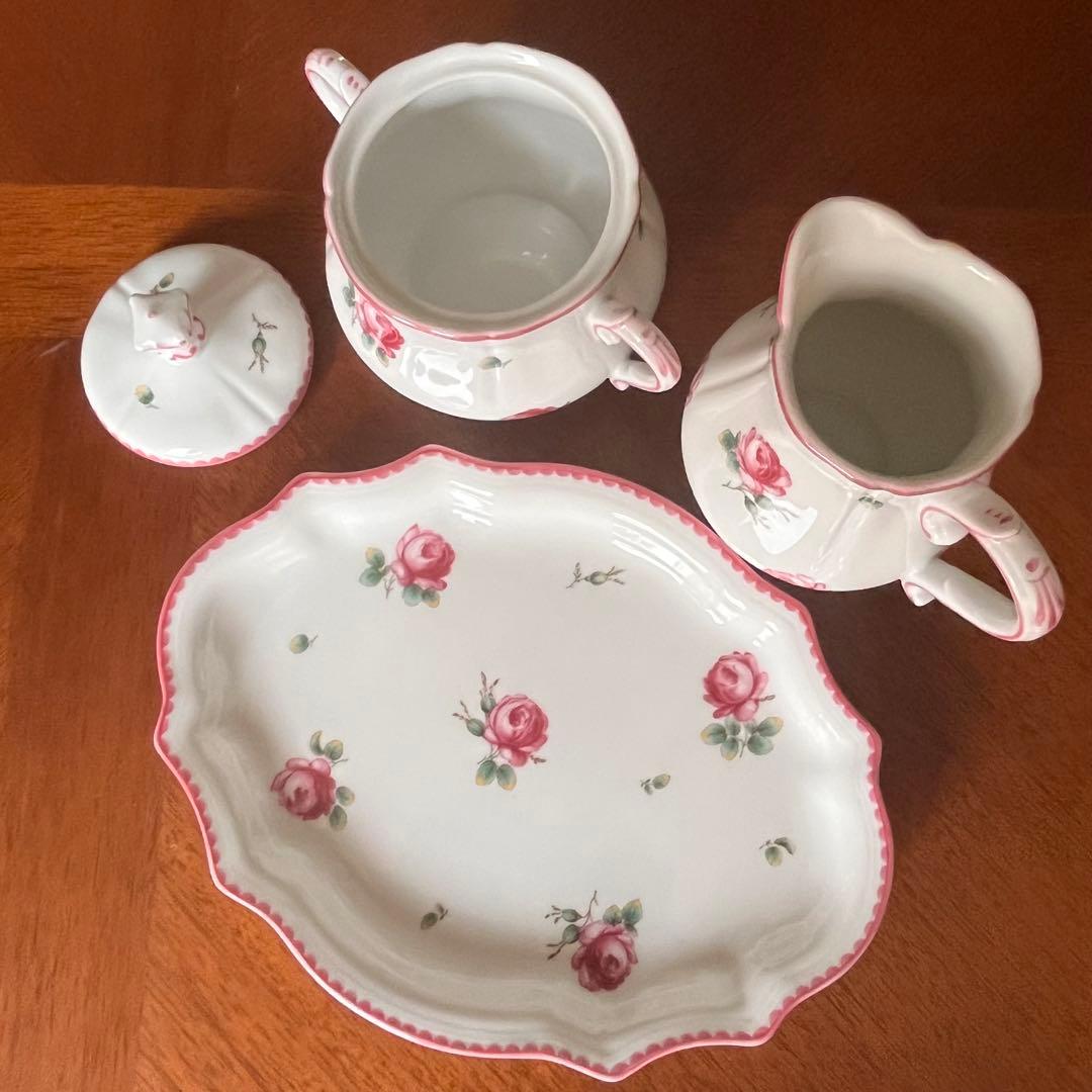 【美品】リチャードジノリ★アンティックローズ★テーブルセット