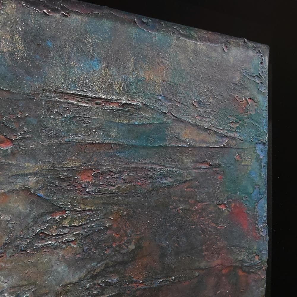 内野隆文　絵画　抽象画　サムホール　キャンバス　現代美術　アート作品　真作