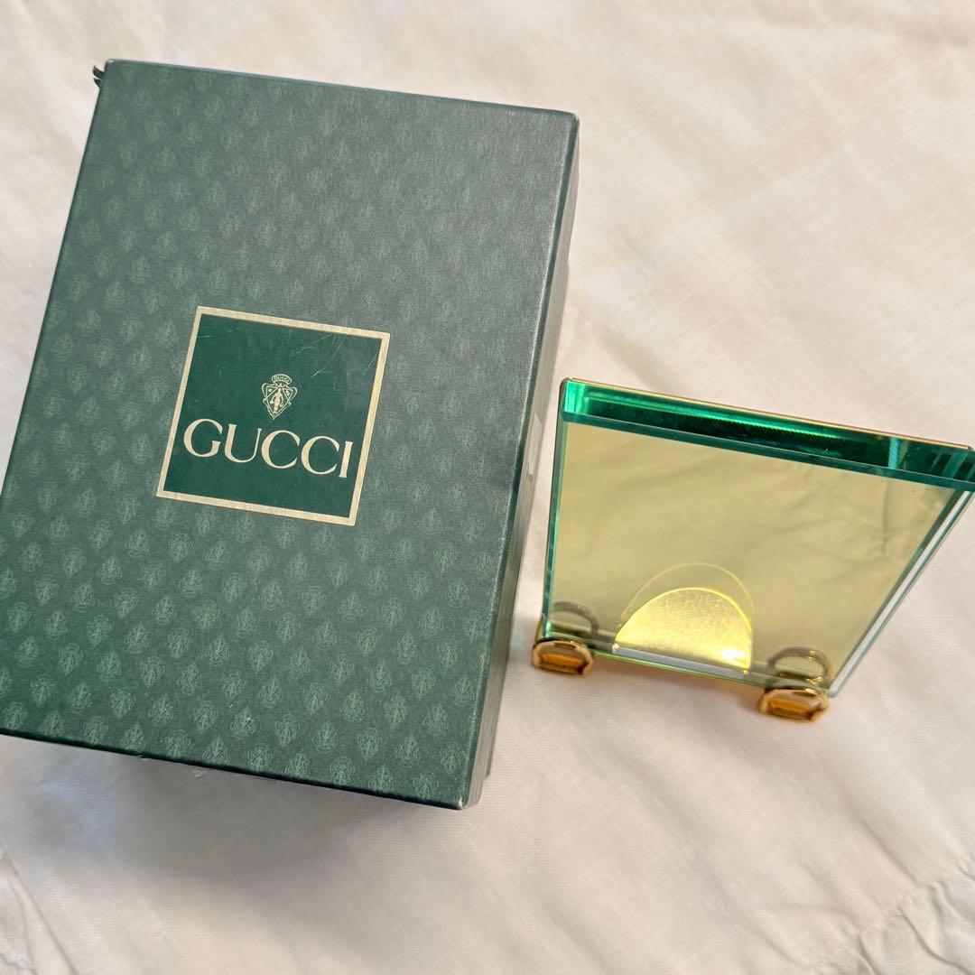 GUCCI スタンド型　フォトフレーム 馬蹄モチーフ