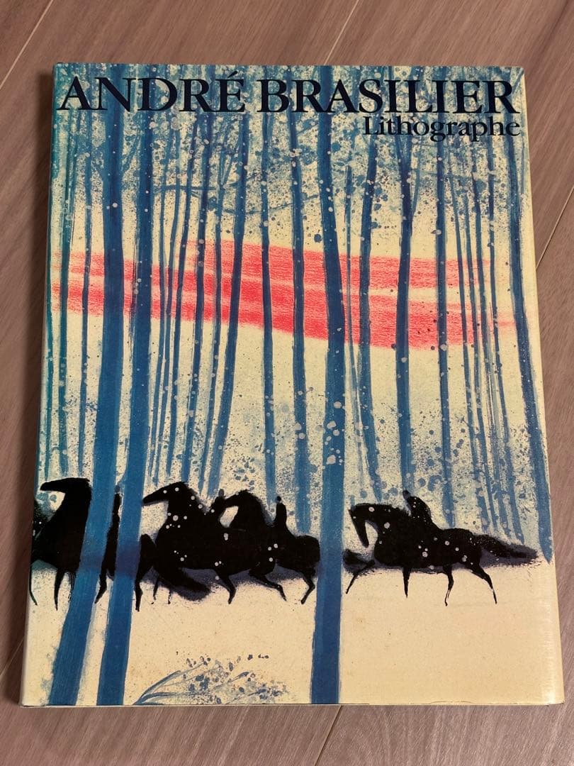 アンドレ・ブラジリエ リトグラフ水色の森 - メルカリ