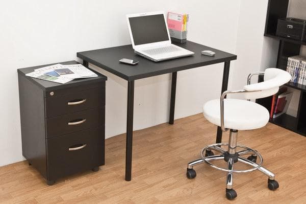 《新品・送料無料》フリーテーブル　90cm幅　奥行60cm　BK/WH