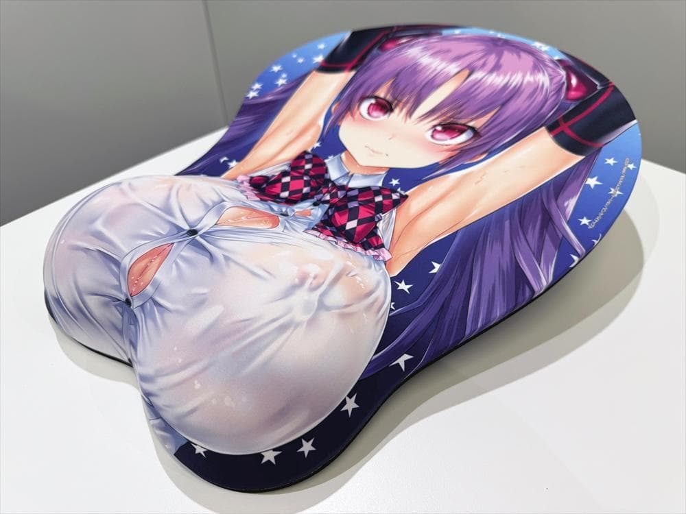 新品 等身大おっぱいマウスパッド (初代) 阿久野ミカ ピンクパイナップル