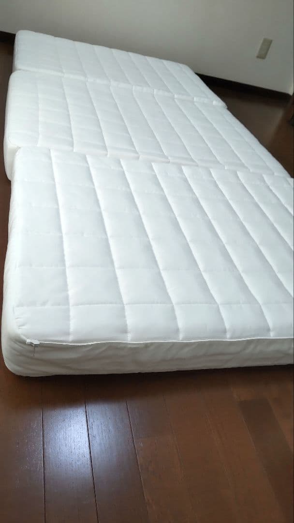 洗えるマットレス・固クッション・シングル　無印良品