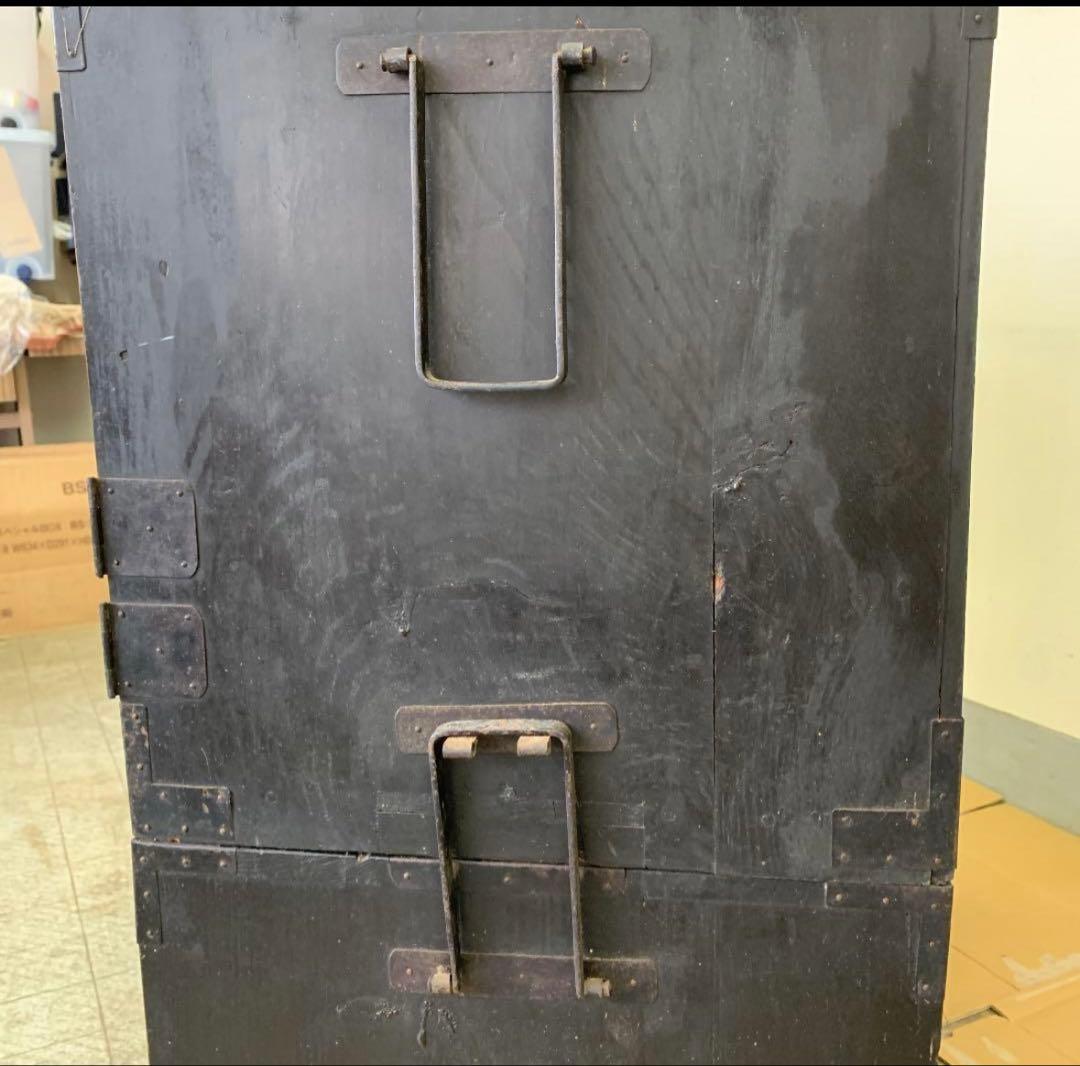 古民具　桐和箪笥　二分割式　アンティーク