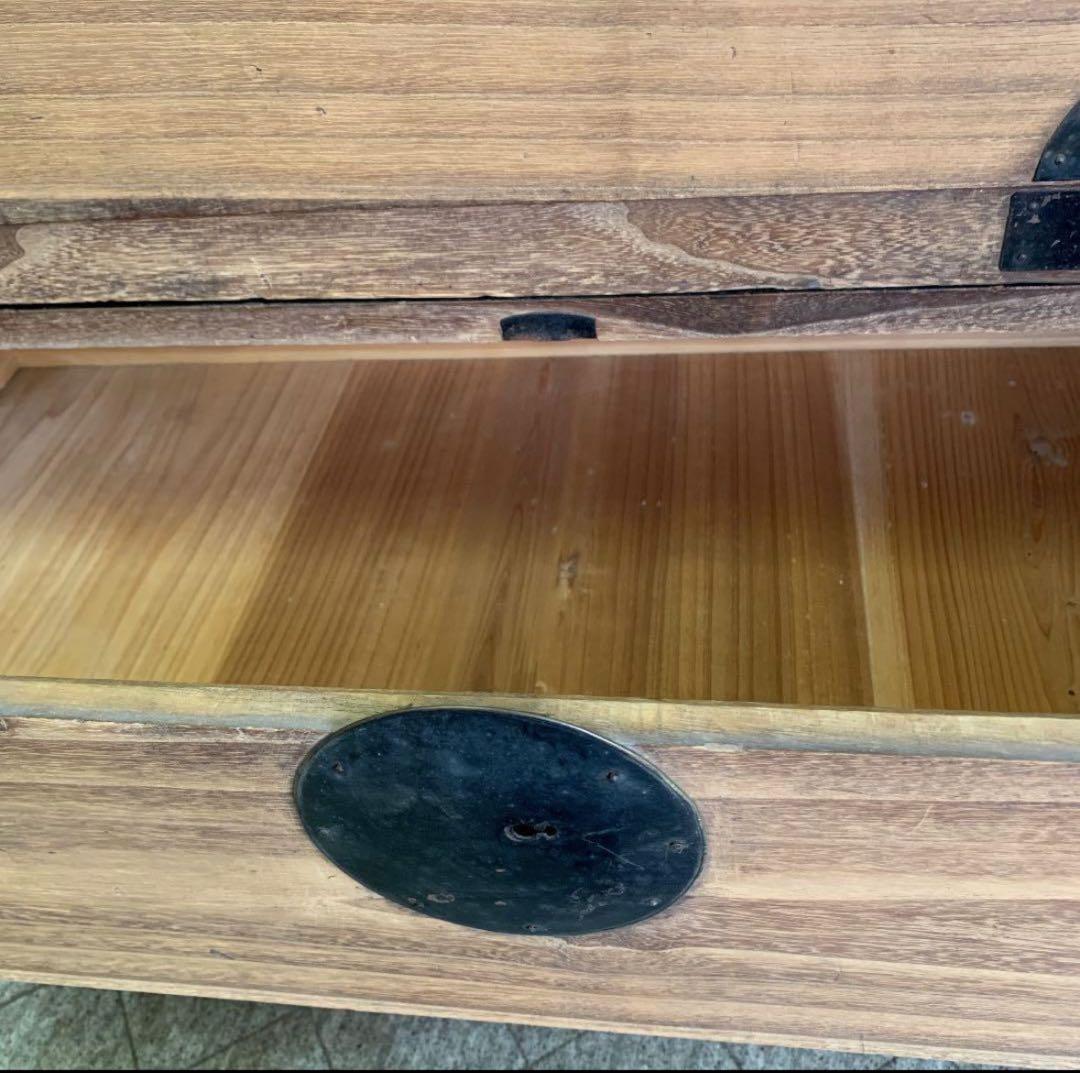 古民具　桐和箪笥　二分割式　アンティーク