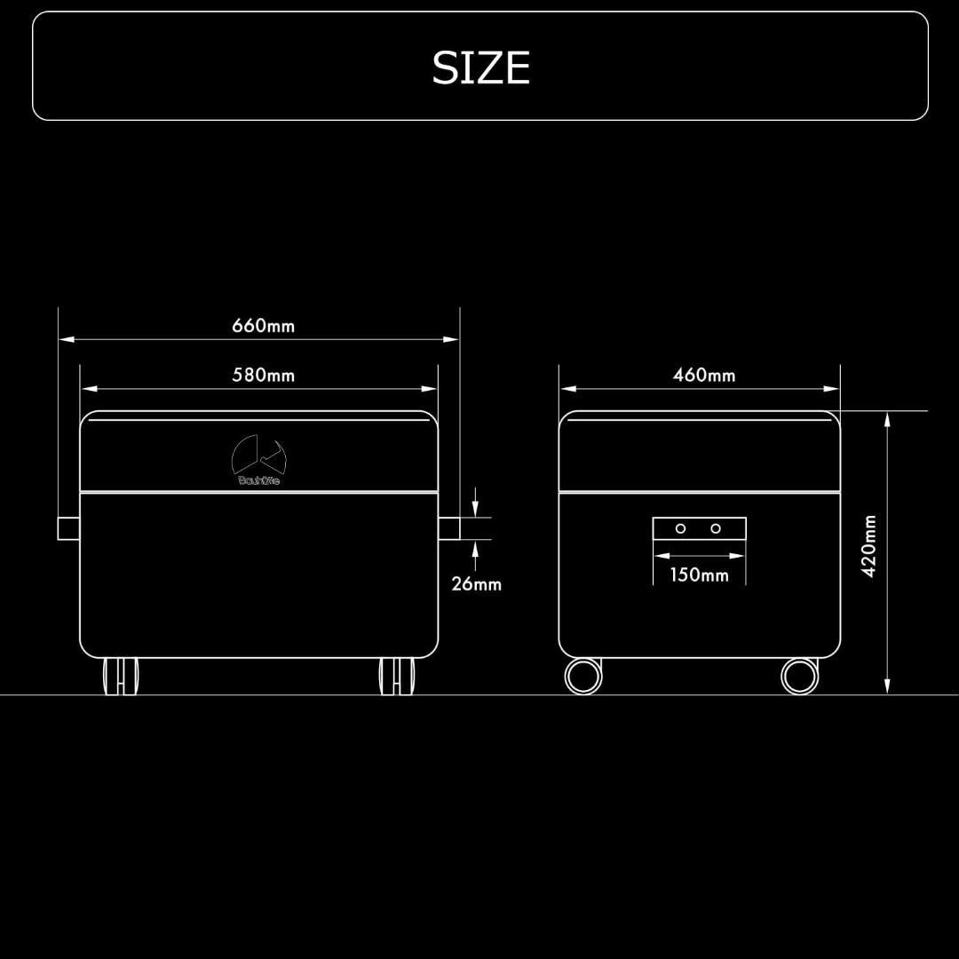 【8/31まで値下中】Bauhutte(バウヒュッテ) ストレージオットマン