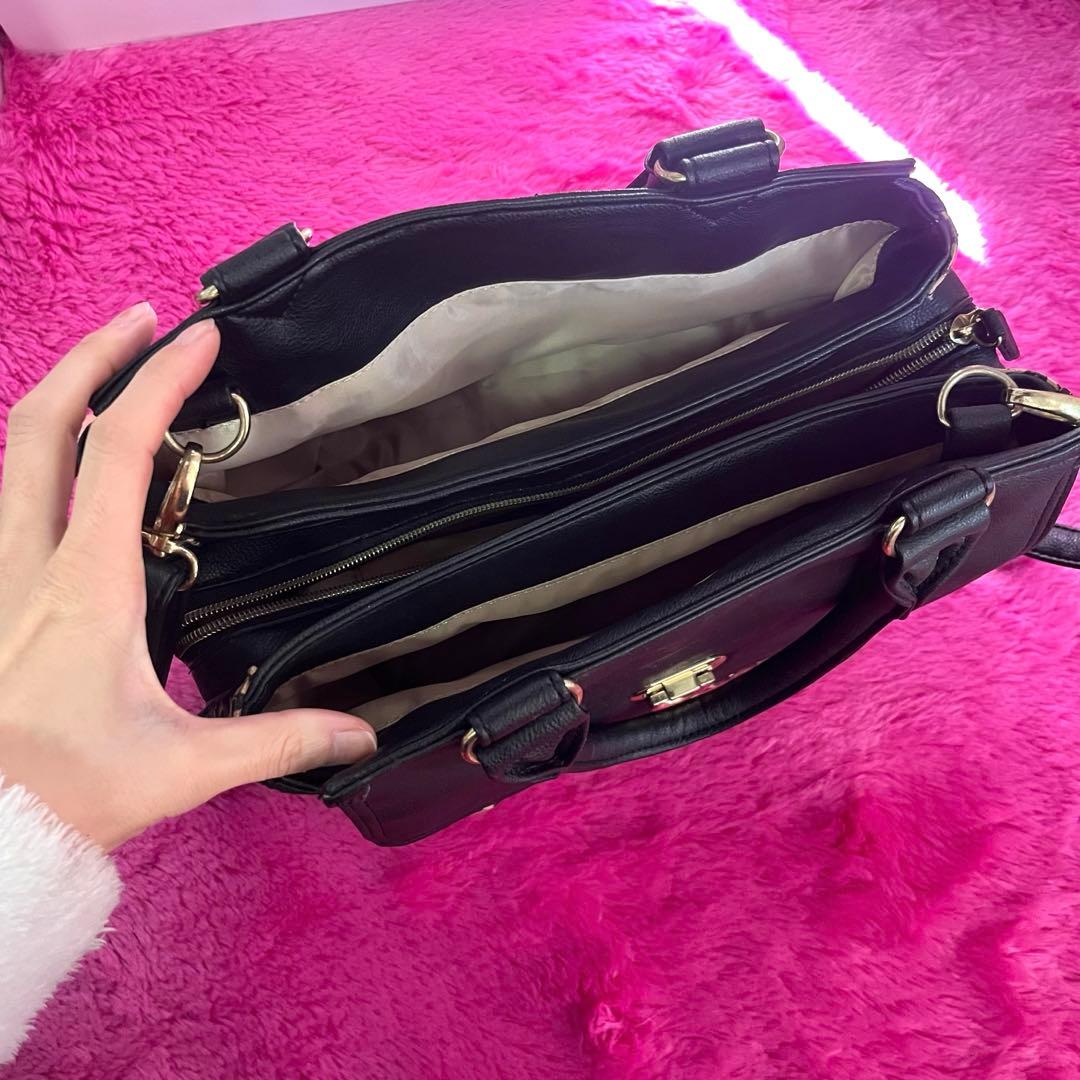 dia系 ヒョウ柄 ショルダーバッグ【平成ギャル】黒 収納力抜群 - メルカリ