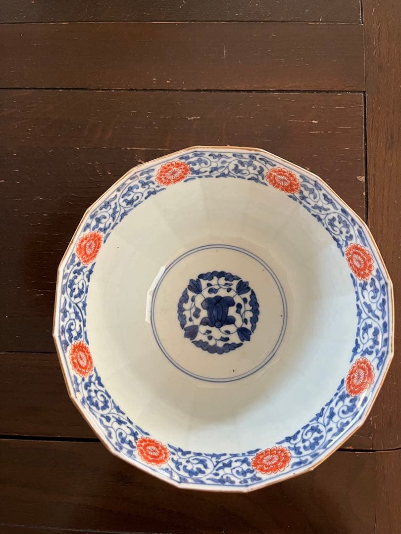 江戸中期後期　古伊万里　上手希少　珍図　猿　漢詩　桃　梅　葵　茶道具菓子鉢　干支