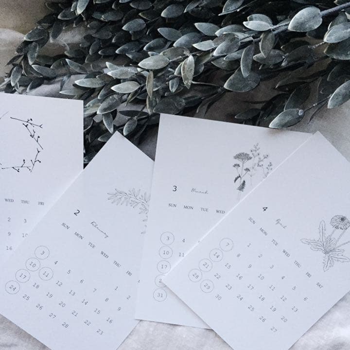 シンプルなしめ縄 カレンダー特典付き！