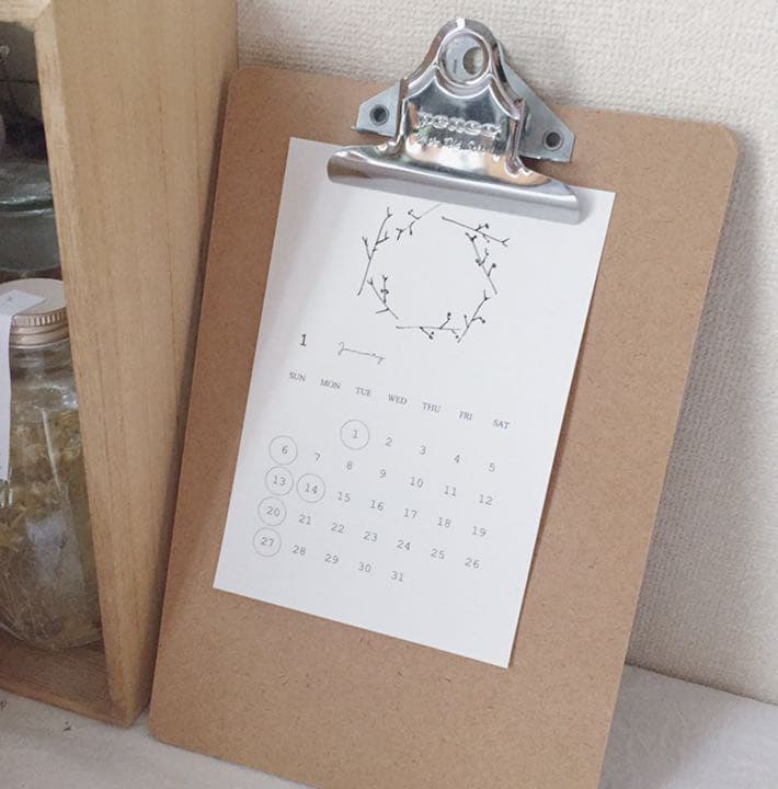 シンプルなしめ縄 カレンダー特典付き！