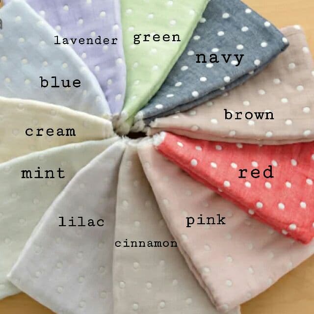 6重ガーゼ/ドット柄×テープ＊オーダーページ