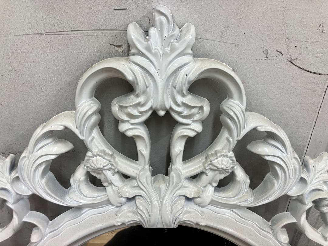 引取可　IKEA UNG DRILL ミラータイプ　ホワイト塗り　良品