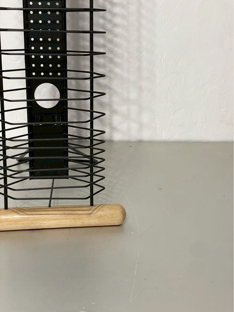 hama ハマ CDラック CDタワー アイアン 昭和レトロ 54枚収納 ドイツ