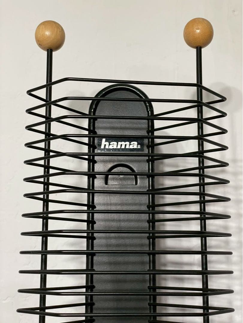 hama ハマ CDラック CDタワー アイアン 昭和レトロ 54枚収納 ドイツ