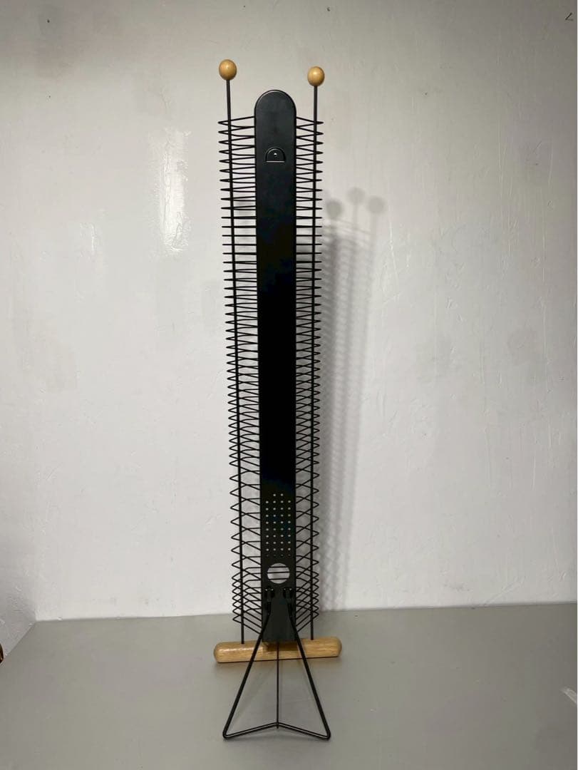 hama ハマ CDラック CDタワー アイアン 昭和レトロ 54枚収納 ドイツ