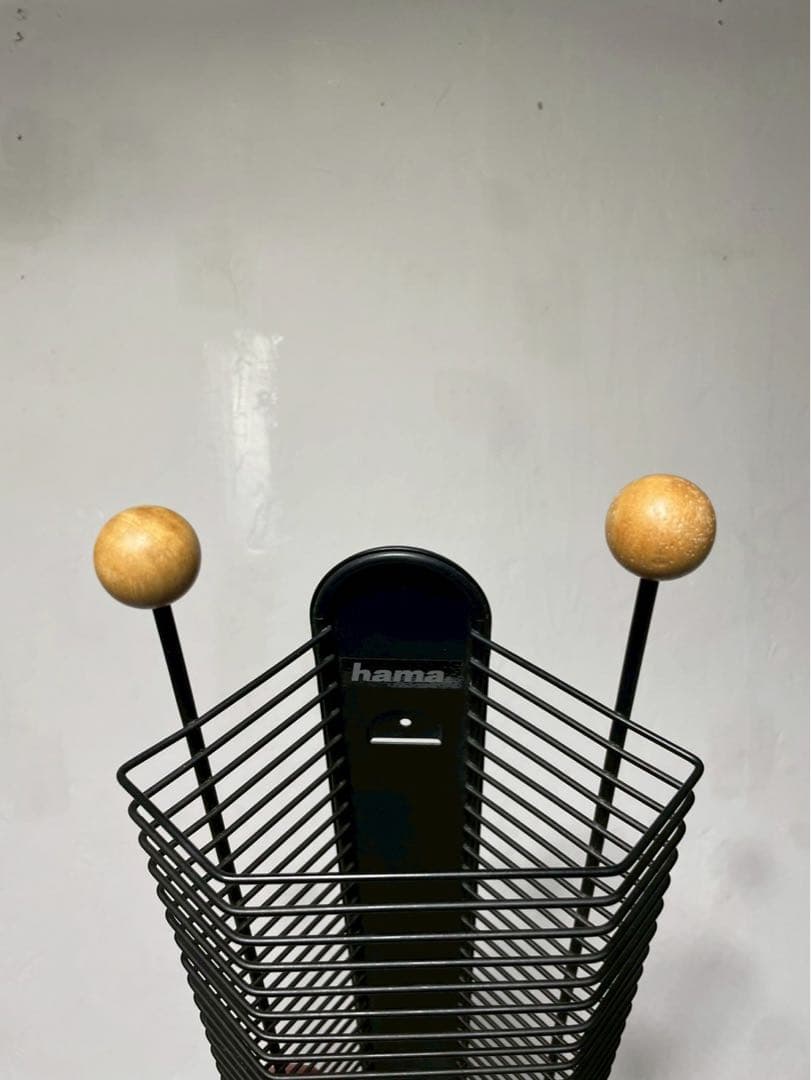 hama ハマ CDラック CDタワー アイアン 昭和レトロ 54枚収納 ドイツ