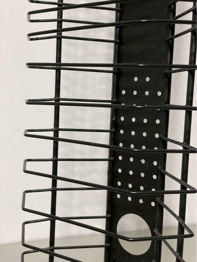 hama ハマ CDラック CDタワー アイアン 昭和レトロ 54枚収納 ドイツ