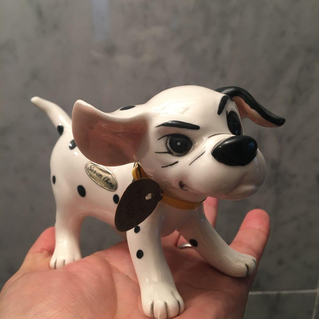 ユキ様アメリカ50年代ウォルトディズニーのキュンとする101匹わんちゃん陶器