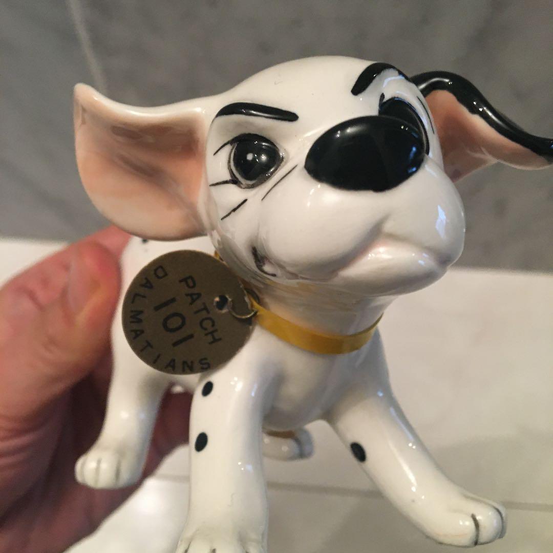 ユキ様アメリカ50年代ウォルトディズニーのキュンとする101匹わんちゃん陶器