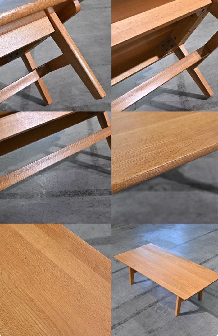 最高級オーク総無垢 EasyLife 25万COMET COFFEE TABLE