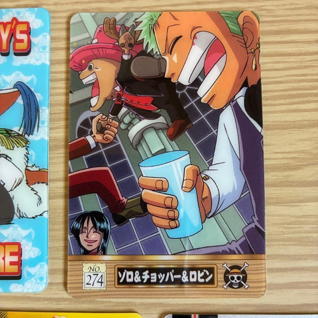 絶版】ワンピース 海賊王グミ 麦わらの一味カードセット➕バギー