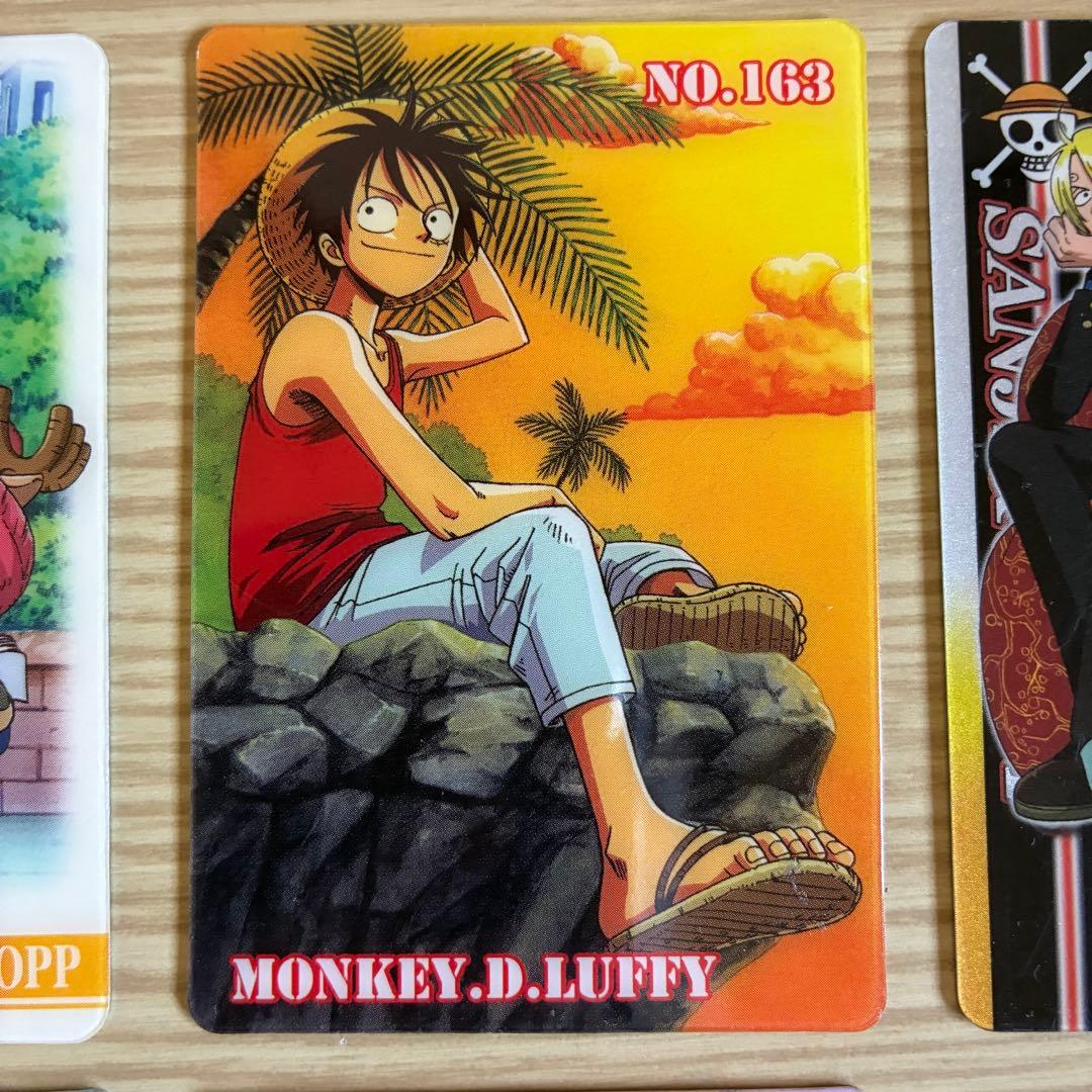 絶版】ワンピース 海賊王グミ 麦わらの一味カードセット➕バギー