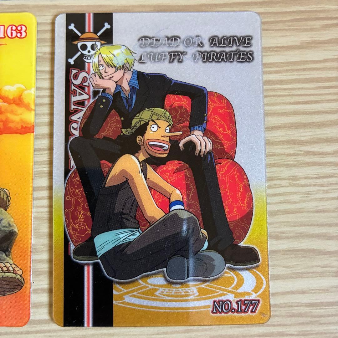 絶版】ワンピース 海賊王グミ 麦わらの一味カードセット➕バギー