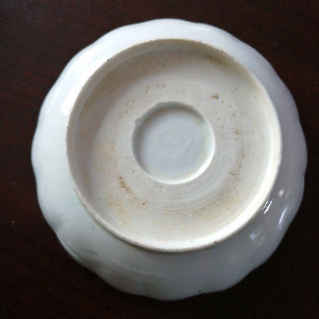 伊万里　染付落葉尽膾皿　5客　15.2cm　幕末〜明治期