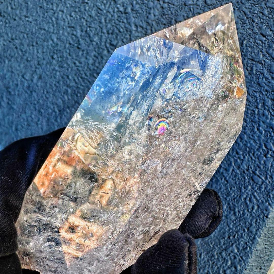 高品質❗️浄化 超強いパワーアゼツライト☆レインボーヒマラヤ