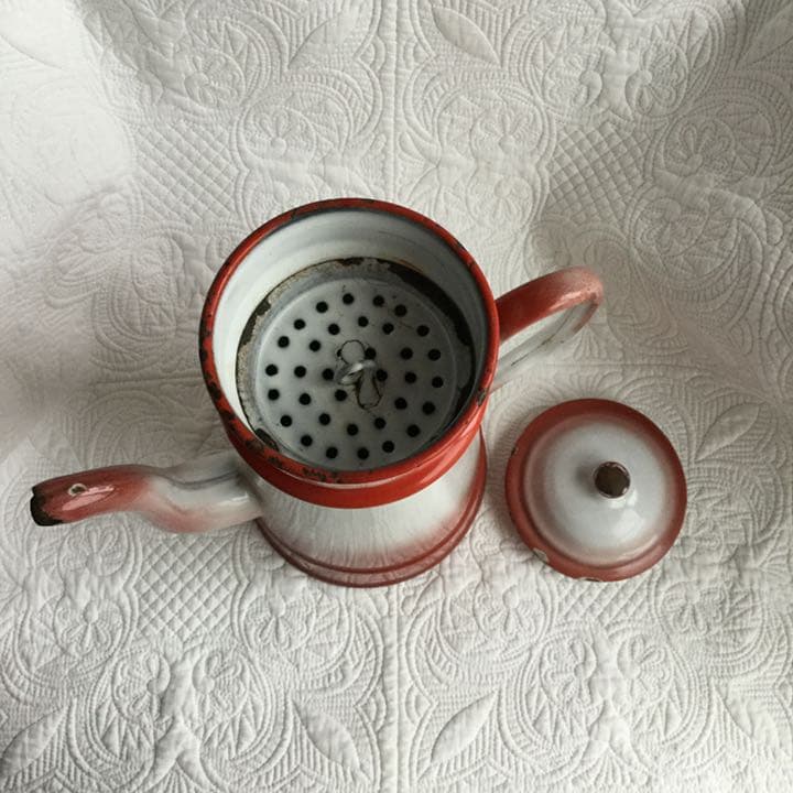 琺瑯ポット✳︎フランス　アンティーク